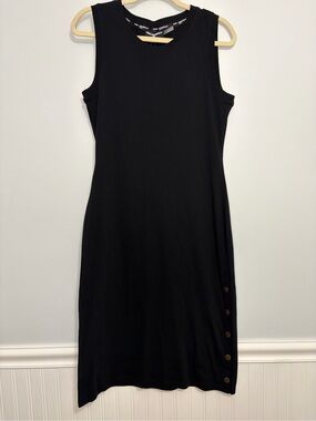 Karl Lagerfeld Paris Black Sleeveless Midi Dress – NWT- Small